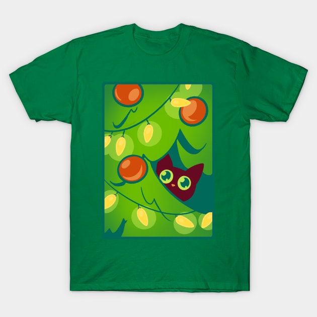 In the Christmas Tree T-Shirt by LucyDoesArt